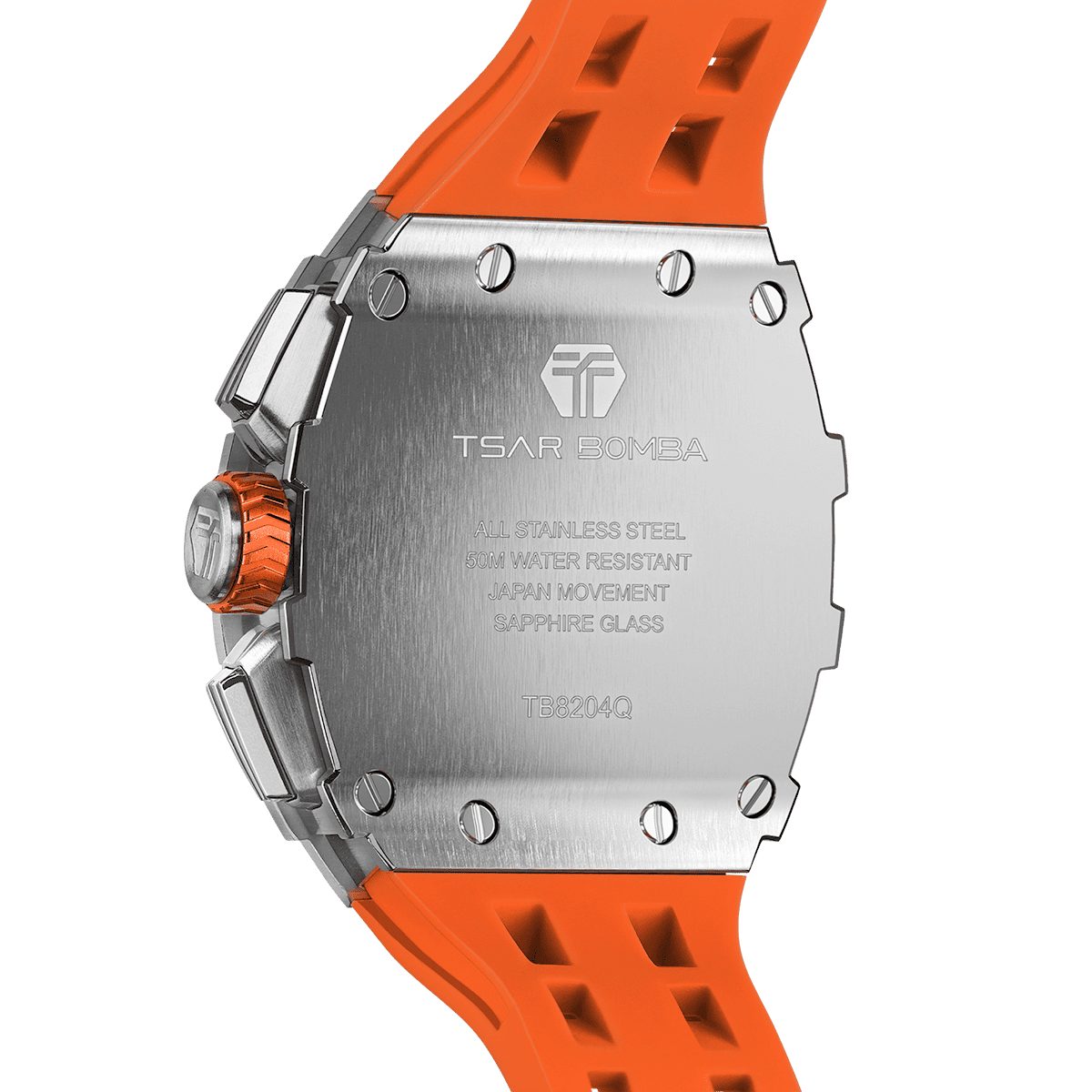 Official TSAR BOMBA Elemental Series TB8204Q – Calendar & Chronograph Watch