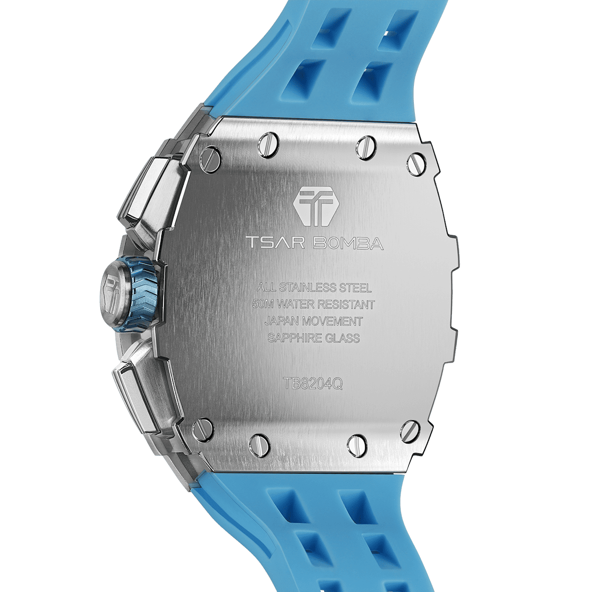 Official TSAR BOMBA Elemental Series TB8204Q – Calendar & Chronograph Watch