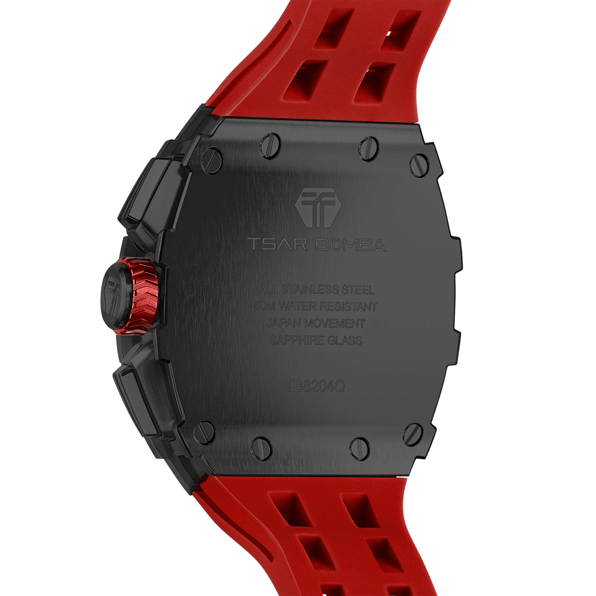 Official TSAR BOMBA Elemental Series TB8204Q – Calendar & Chronograph Watch