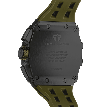 Official TSAR BOMBA Elemental Series TB8204Q – Calendar & Chronograph Watch