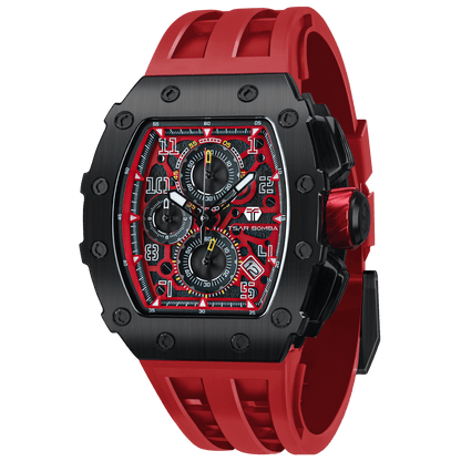 Official TSAR BOMBA Elemental Series TB8204Q – Calendar & Chronograph Watch