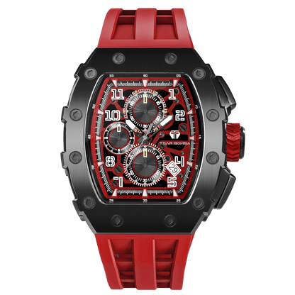 Official TSAR BOMBA Elemental Series TB8204Q – Calendar & Chronograph Watch