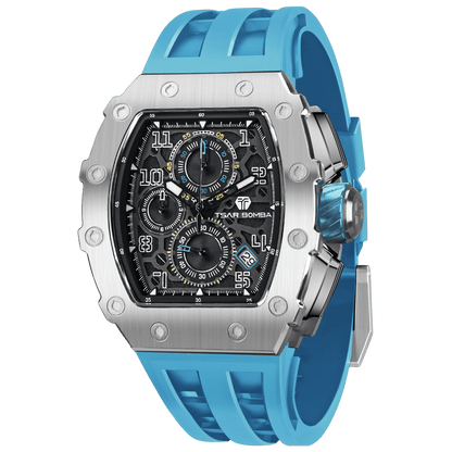 Official TSAR BOMBA Elemental Series TB8204Q – Calendar & Chronograph Watch