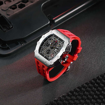 Official TSAR BOMBA Elemental Series TB8204Q – Calendar & Chronograph Watch