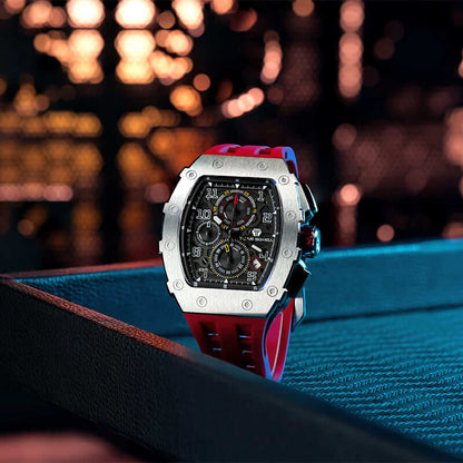 Official TSAR BOMBA Elemental Series TB8204Q – Calendar & Chronograph Watch