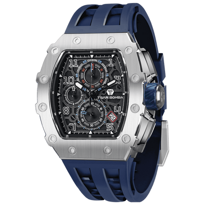 Official TSAR BOMBA Elemental Series TB8204Q – Calendar & Chronograph Watch