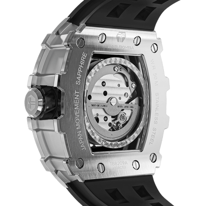 Official TSAR BOMBA Luxury Skeleton Mechanical Watch — TB8209A