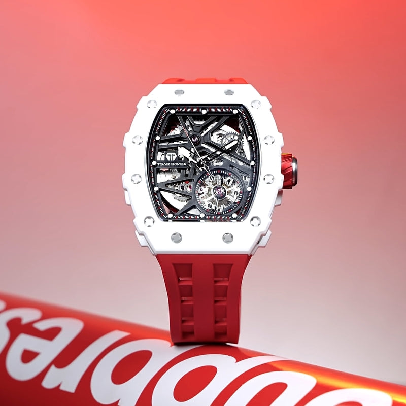 Đồng hồ gốm sang trọng tự động TSAR Bomba TB8209C