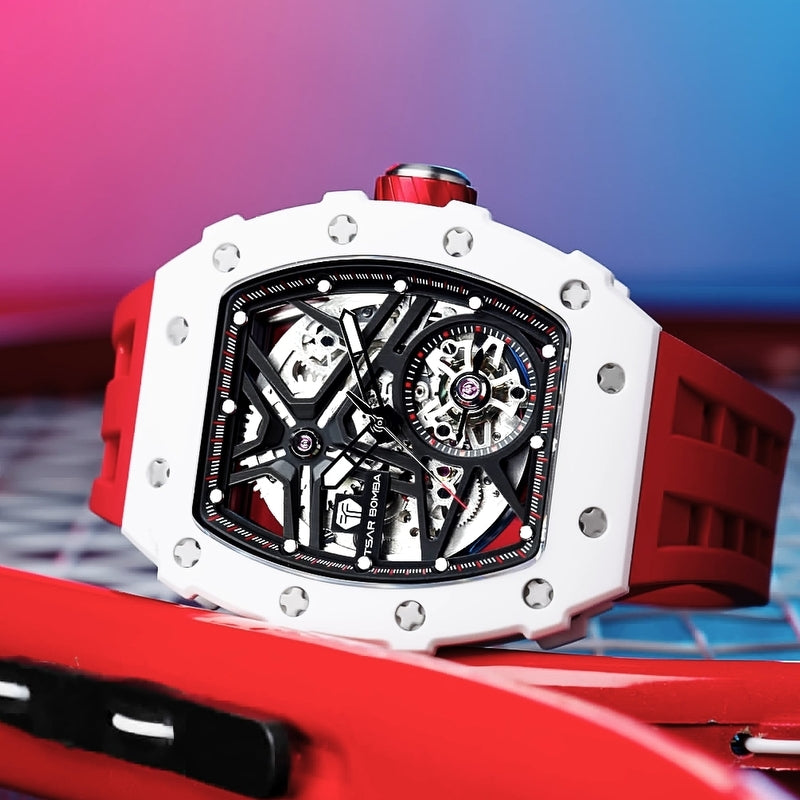 Đồng hồ gốm sang trọng tự động TSAR Bomba TB8209C