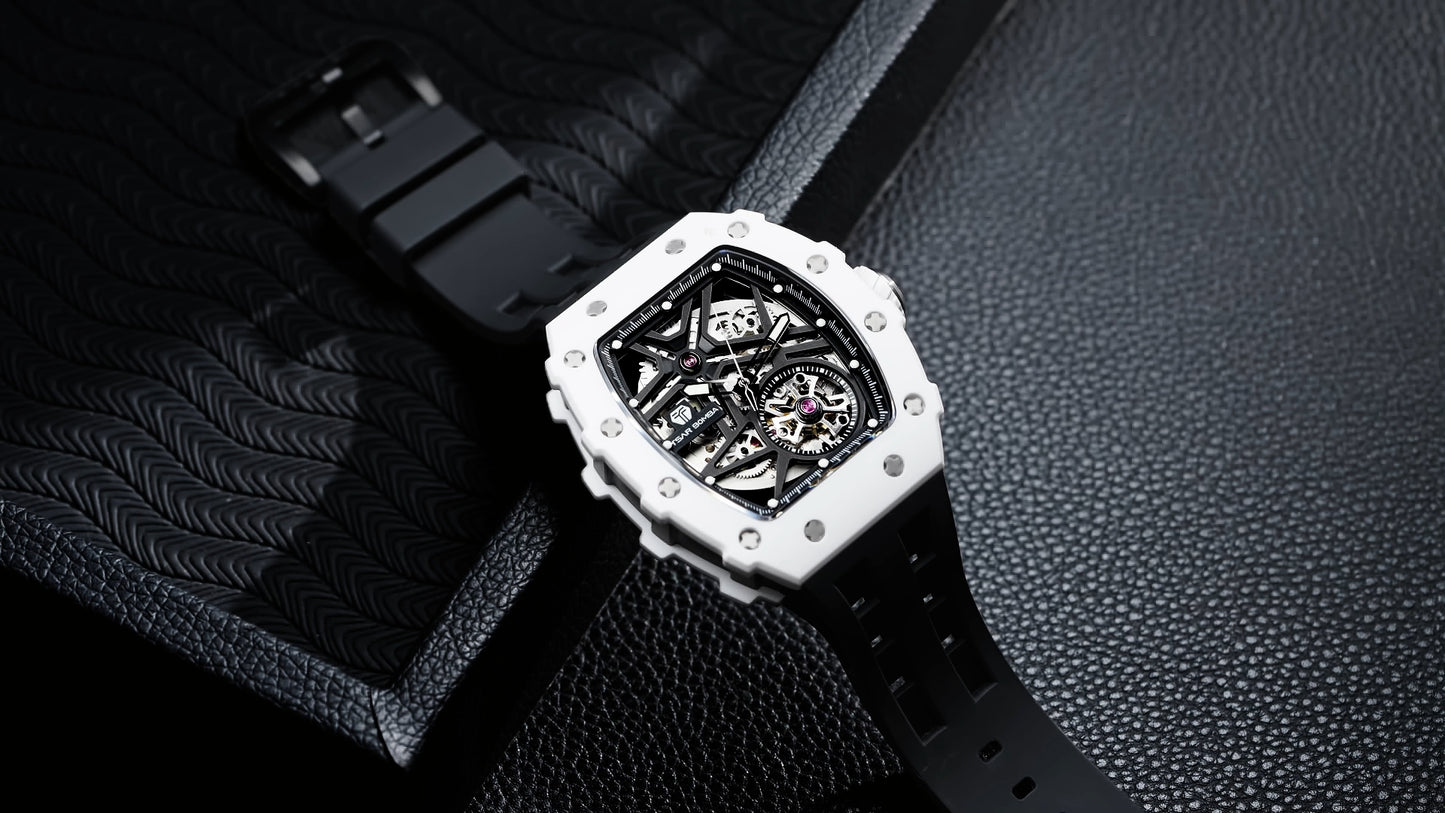 Đồng hồ gốm sang trọng tự động TSAR Bomba TB8209C