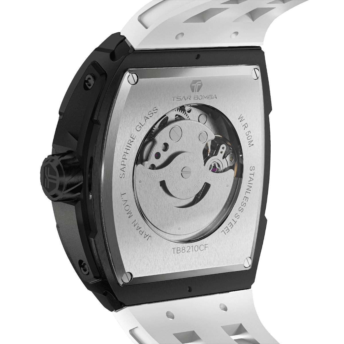 Official TSAR Bomba Carbon Fibre Automatic Kinetic Energy Watch – TB8210CF