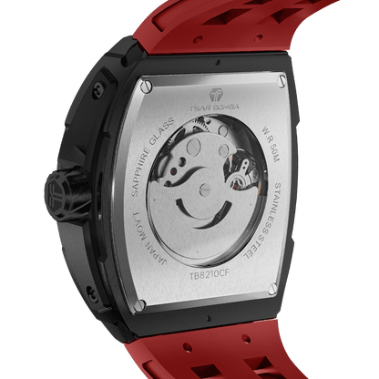 Official TSAR Bomba Carbon Fibre Automatic Kinetic Energy Watch – TB8210CF