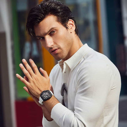 Official TSAR Bomba Carbon Fibre Automatic Kinetic Energy Watch – TB8210CF