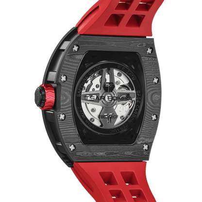 Official TSAR BOMBA Carbon Fibre Ceramic Kinetic Energy Automatic Watch – TB8212