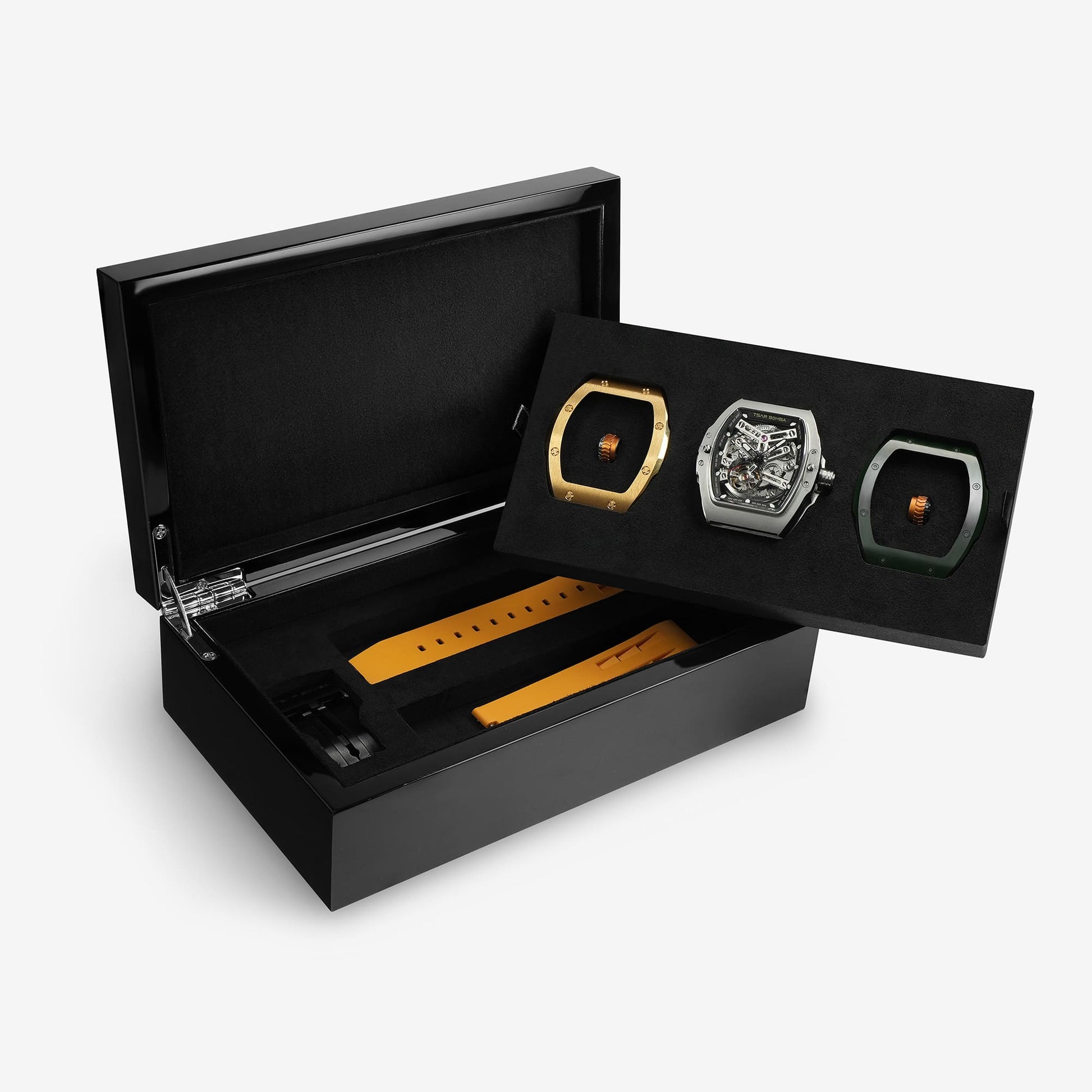 Official Tsar Bomba Atomic-Interchangeable Ceramic Edition - TB8218C - Top G Watches