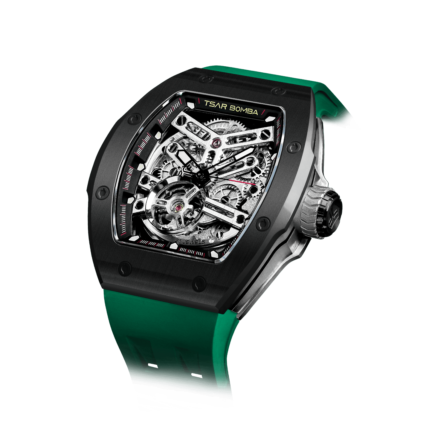 Official Tsar Bomba Atomic-Interchangeable Ceramic Edition - TB8218C - Top G Watches