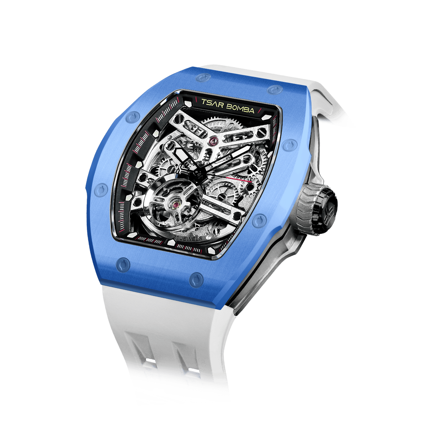 Official Tsar Bomba Atomic-Interchangeable Ceramic Edition - TB8218C - Top G Watches