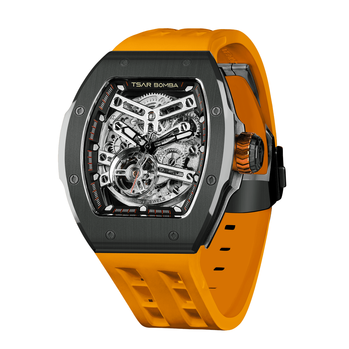 Official TSAR BOMBA TB8218 Atomic Automatic Watch – Interchangeable Collection