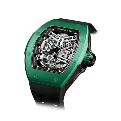 Official Tsar Bomba Atomic-Interchangeable Ceramic Edition - TB8218C - Top G Watches