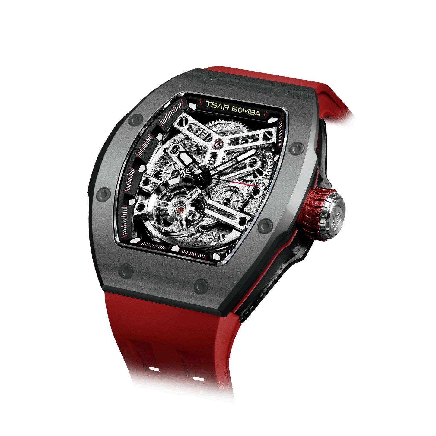 Official Tsar Bomba Atomic-Interchangeable Ceramic Edition - TB8218C - Top G Watches