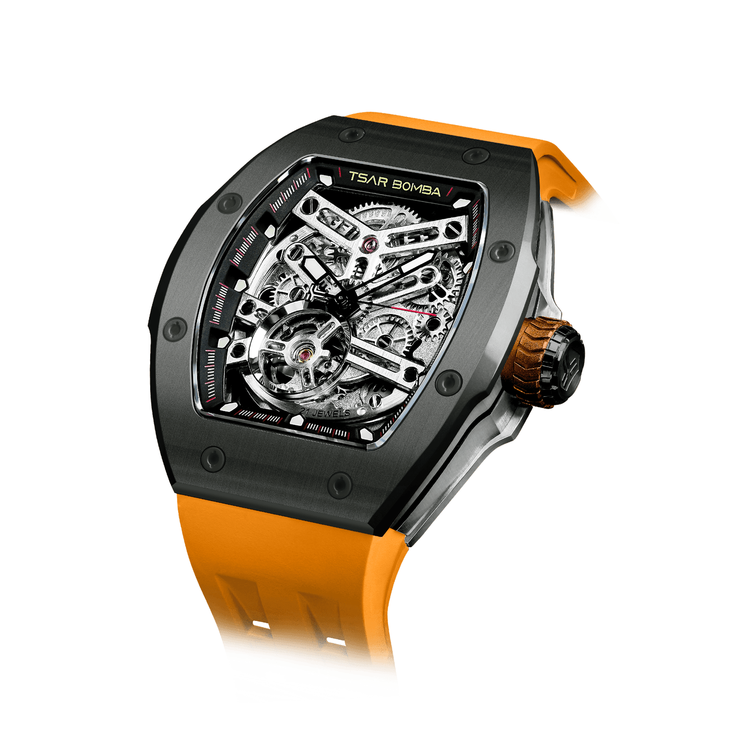 Official Tsar Bomba Atomic-Interchangeable Ceramic Edition - TB8218C - Top G Watches