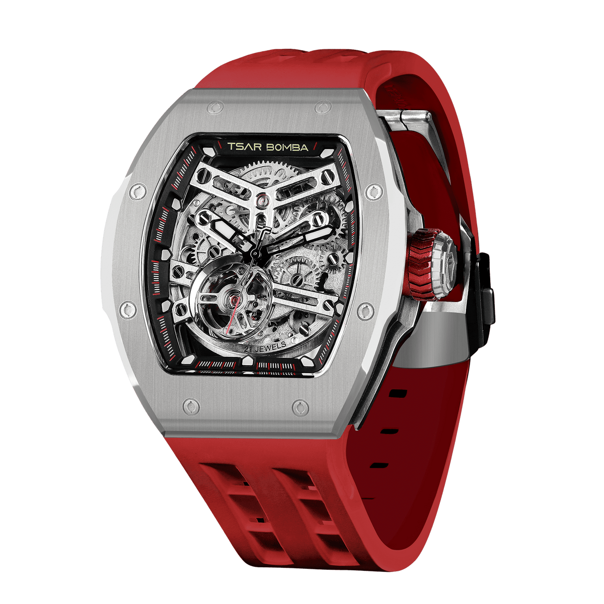 Official TSAR BOMBA TB8218 Atomic Automatic Watch – Interchangeable Collection