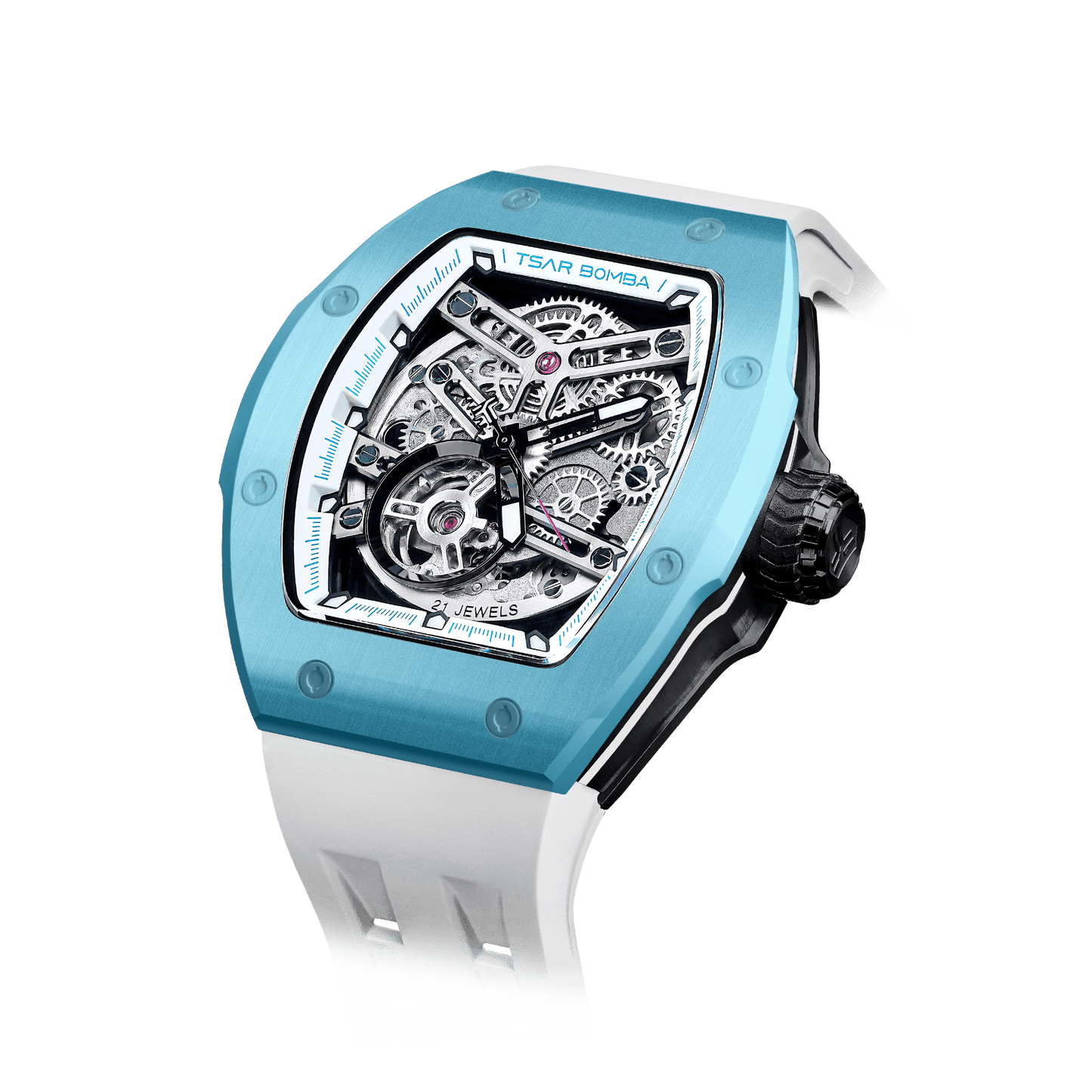 Official Tsar Bomba Atomic-Interchangeable Ceramic Edition - TB8218C - Top G Watches