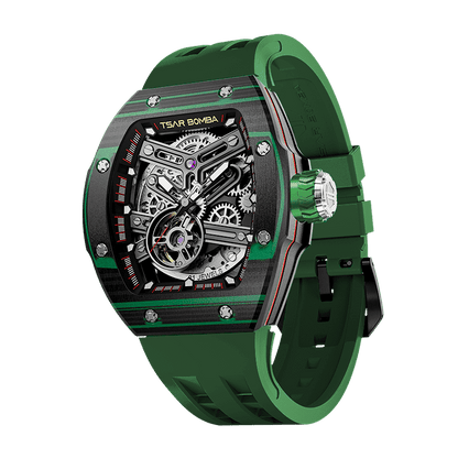 Official TSAR BOMBA TB8218 Atomic Automatic Watch – Interchangeable Collection