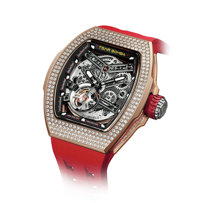 Official TSAR BOMBA TB8218D Diamond Edition – Atomic Interchangeable Automatic Watch (Multi-7 Twin Combo)