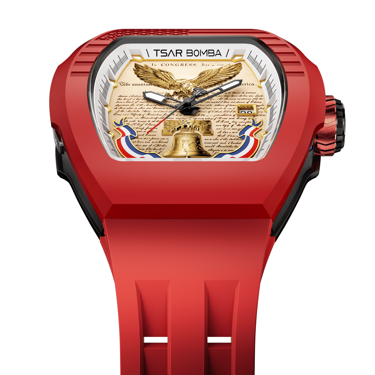 Official TSAR BOMBA TB8218R Minuteman 1776 Limited Edition | 250th Anniversary Automatic Watch