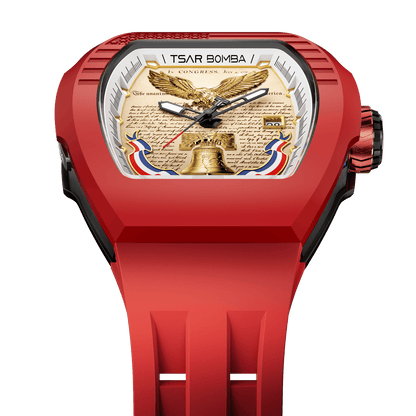 Official TSAR BOMBA TB8218R Minuteman 1776 Limited Edition | 250th Anniversary Automatic Watch