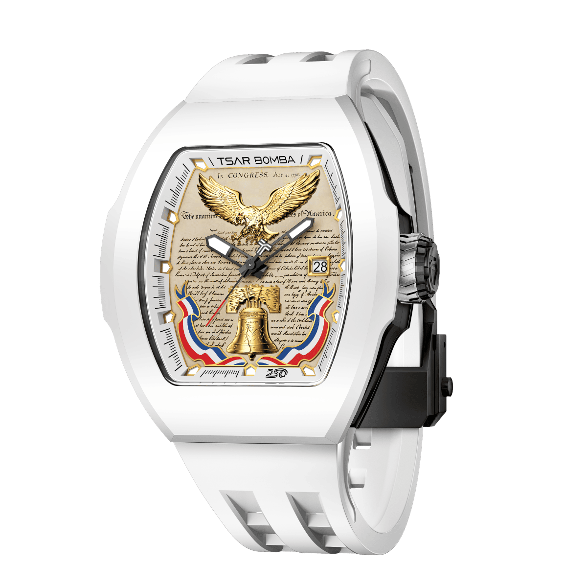 Official TSAR BOMBA TB8218R Minuteman 1776 Limited Edition | 250th Anniversary Automatic Watch
