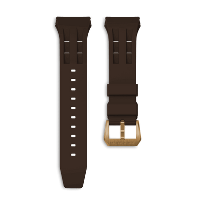 Official TSAR BOMBA Atomic Interchangeable FKM Rubber Strap – 13 Colour Options (Fits TB8214 & TB8218 Atomic Series)