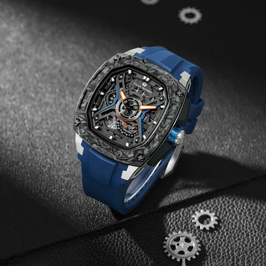Official TSAR BOMBA Dark Matter 5 Swiss Automatic Watch (TB8605) - Top G Watches