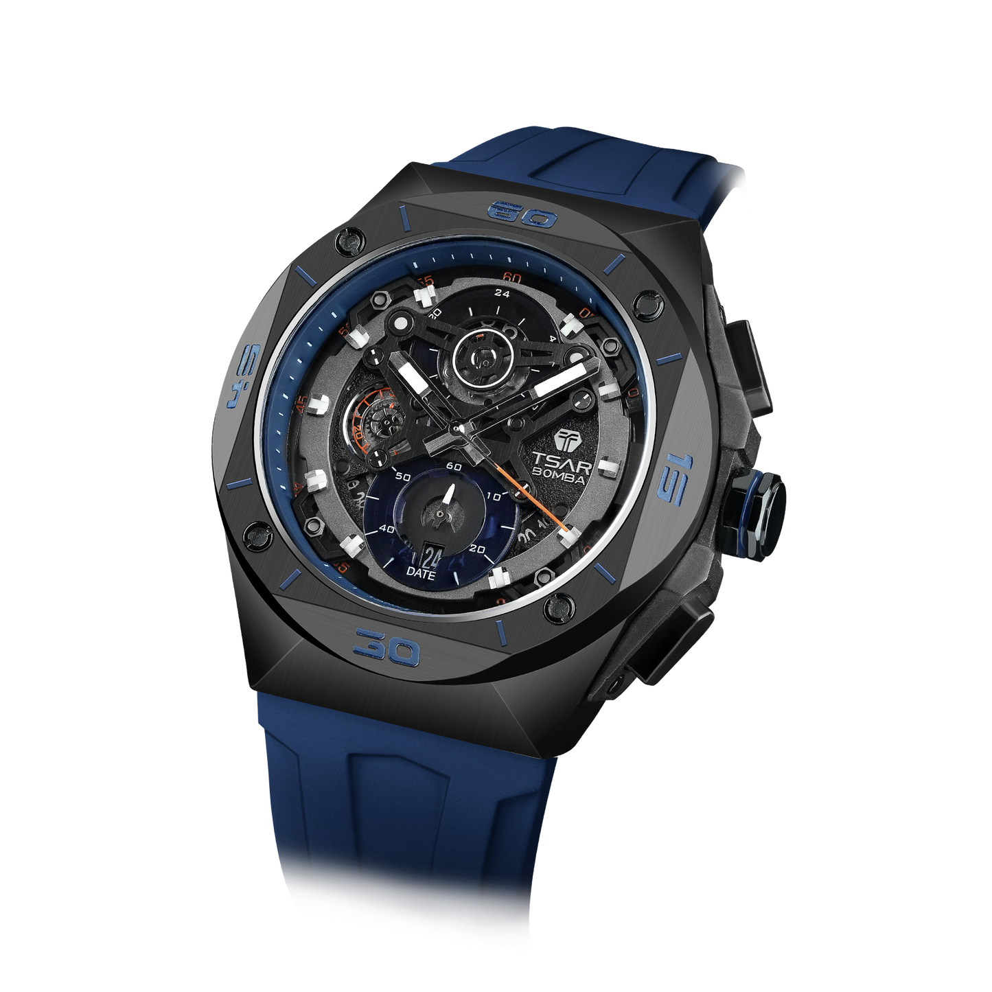 Official Tsar Bomba Elemental Series-Quartz Watch TB8801Q - Top G Watches