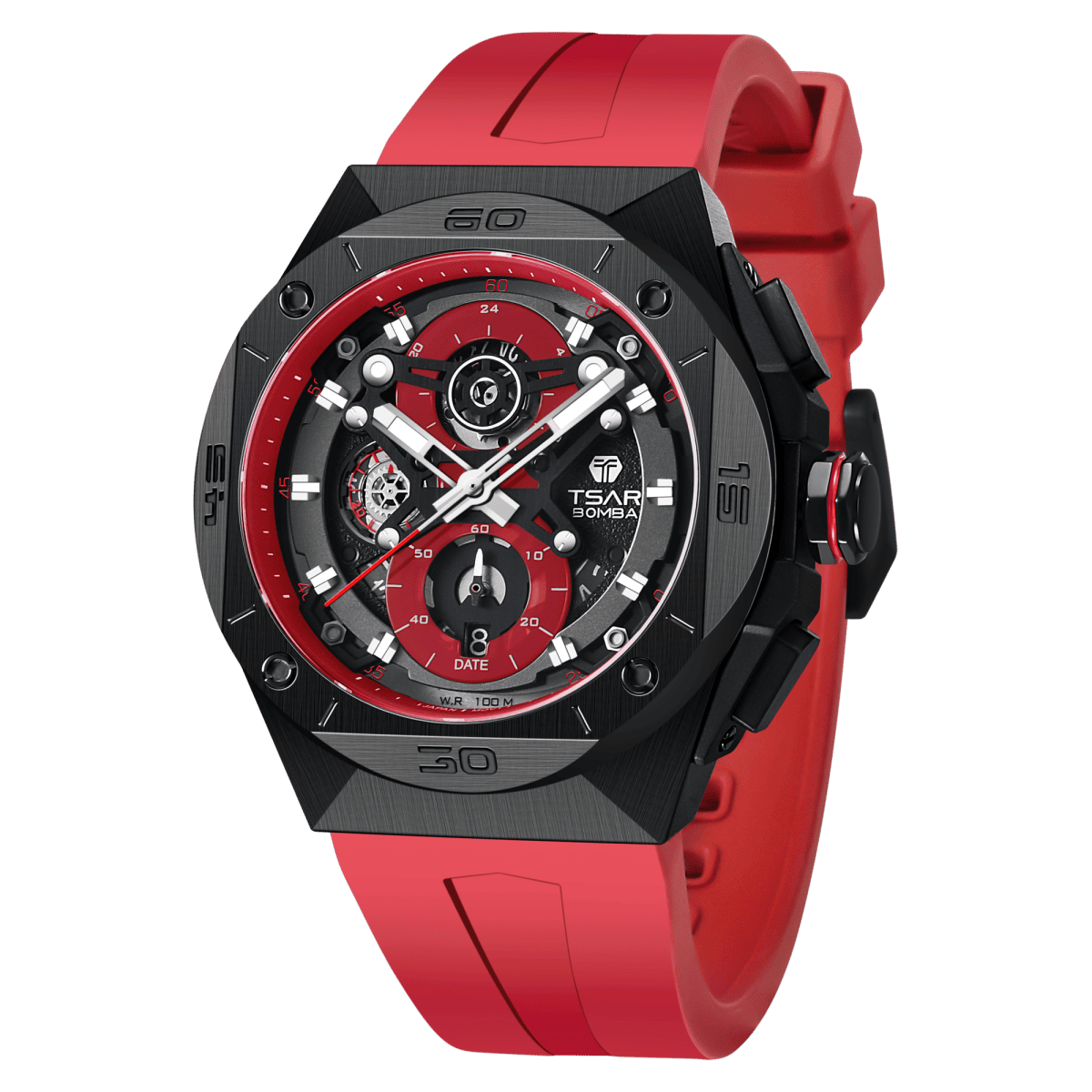 Official Tsar Bomba Elemental Series-Quartz Watch TB8801Q - Top G Watches