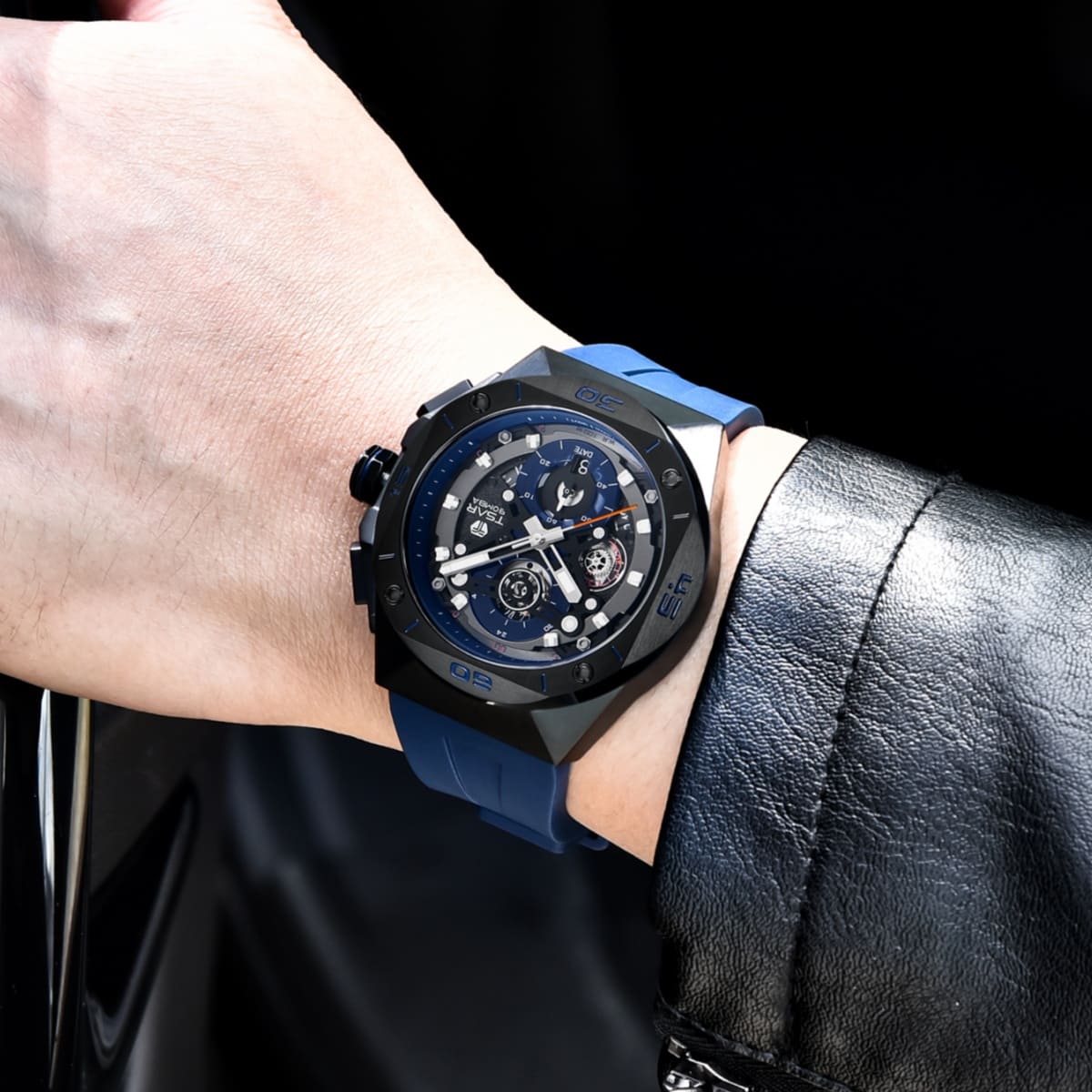 Official Tsar Bomba Elemental Series-Quartz Watch TB8801Q - Top G Watches