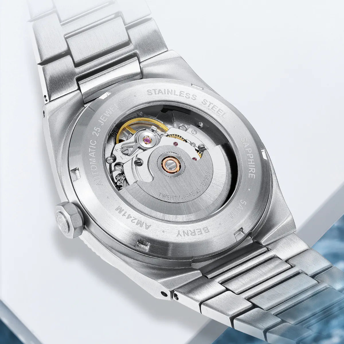 BERNY AM241M Automatic Watch – Interchangeable Bezels & Sapphire