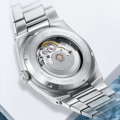 BERNY AM241M Automatic Watch – Interchangeable Bezels & Sapphire
