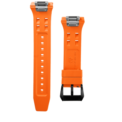 Official TSAR BOMBA Atomic-Interchangeable Watch - TB8214 & TB8218 Interchangeable FKM Rubber Wristband Strap