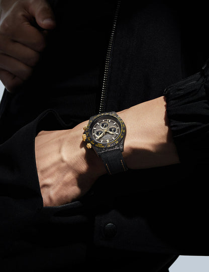 Bonest Gatti BG9010 Carbon Fibre Automatic Chronograph – Sport-Precision Craft - Top G Watches