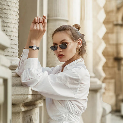 BERNY 2711VL Women's Classic Quartz Dress Watch – Leather Strap - Top G Watches
