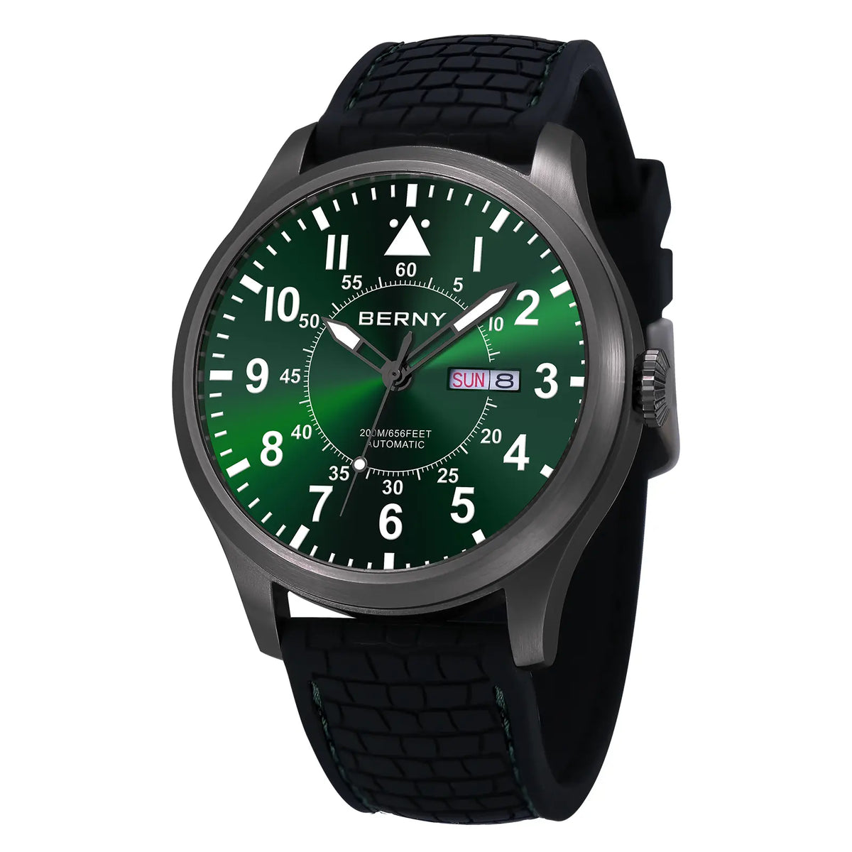BERNY AM127M Automatic Aviation Pilot Watch – 48mm Sapphire