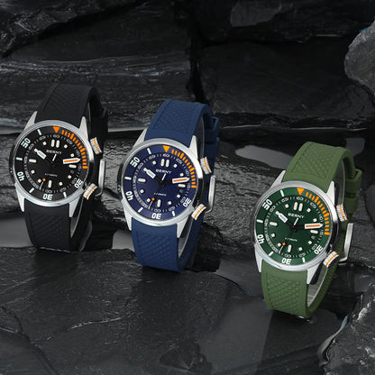 BERNY AM339M V3 Automatic Compressor-Style Diver Watch – 200M Sapphire