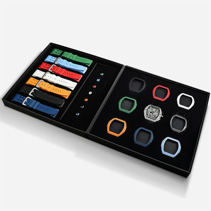 Official TSAR BOMBA TB8218D Diamond Edition – Atomic Interchangeable Automatic Watch (Multi-7 Twin Combo)