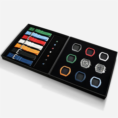 Official TSAR BOMBA TB8218D Diamond Edition – Atomic Interchangeable Automatic Watch (Multi-7 Twin Combo)