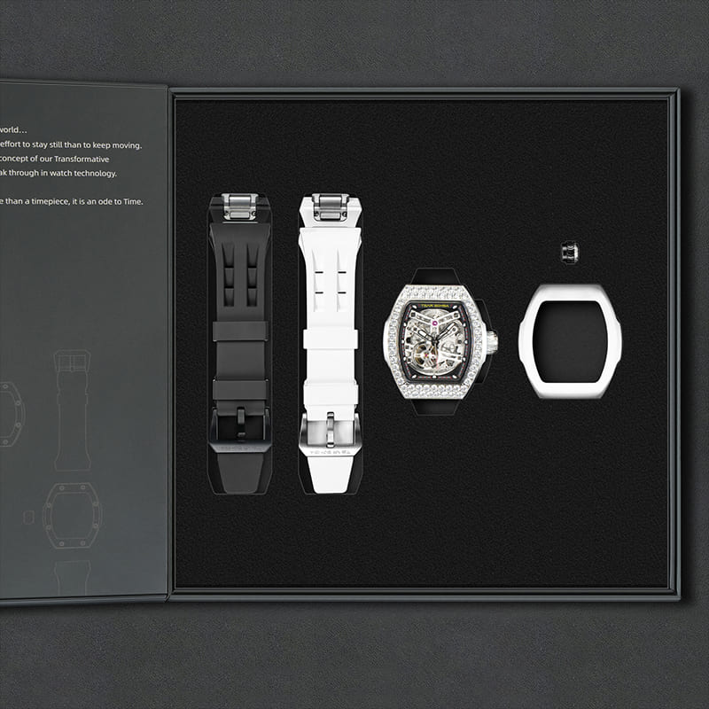 Official TSAR BOMBA TB8218D Diamond Edition – Atomic Interchangeable Automatic Watch (Multi-7 Twin Combo)