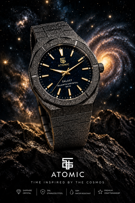 Atomic™ Galaxy Black Watch – Australian Designed | Sapphire & Miyota