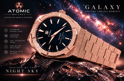 Atomic™ Galaxy Rose Gold Watch – Australian Designed | Sapphire & Miyota