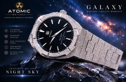 Atomic™ Galaxy Silver Watch – Australian Designed | Sapphire & Miyota
